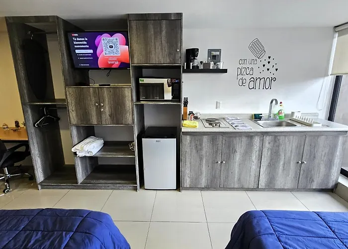 S07 King Premium Tec Cem Con Cocineta Wifi Balcon Parking Terraza Apartment *
