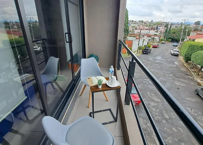 S07 King Premium Tec Cem Con Cocineta Wifi Balcon Parking Terraza Apartment